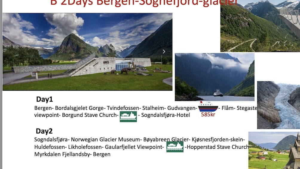 Picture 2 for Activity 2days tour to hardanger and flåm or sognfjord glacier flexib