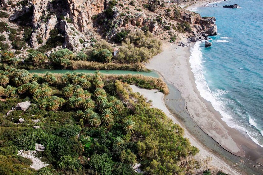 Picture 2 for Activity From Herakleion: Day Trip to Preveli Beach and Kourtaliotiko