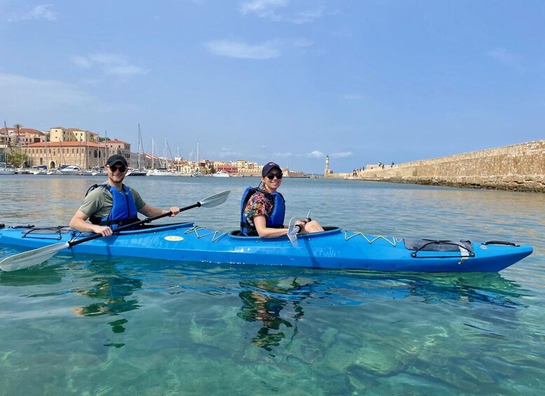 Picture 8 for Activity Chania: Morning Sea Kayak Tour Along the Coastline