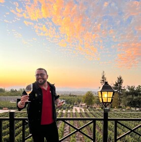 Santiago: Alyan Winery Sunset with Wine Tastings and Dinner