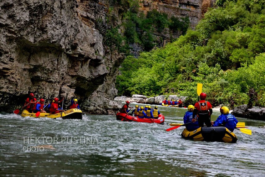 Picture 9 for Activity From Berat, Albania: Osumi Canyons Rafting Trip with Lunch