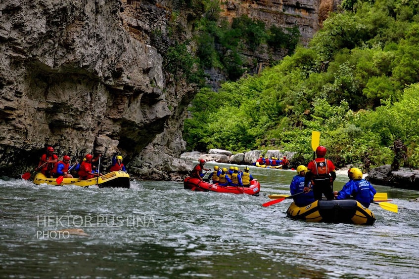 Picture 9 for Activity From Berat, Albania: Osumi Canyons Rafting Trip with Lunch