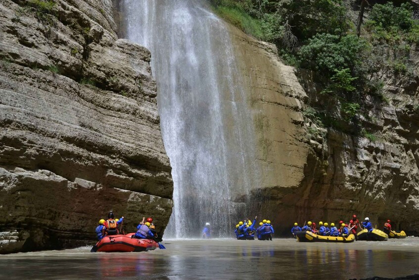 From Berat, Albania: Osumi Canyons Rafting Trip with Lunch