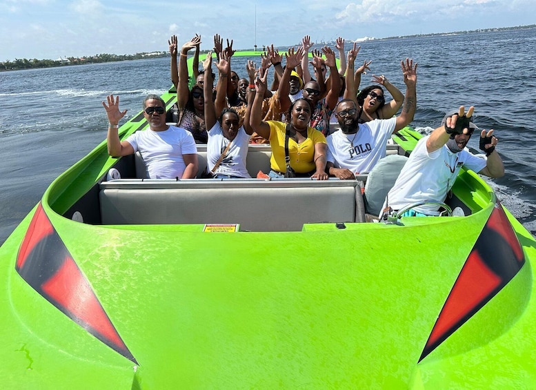 Picture 2 for Activity Panama City: Sunset Speedboat Tour with Dolphin Watching