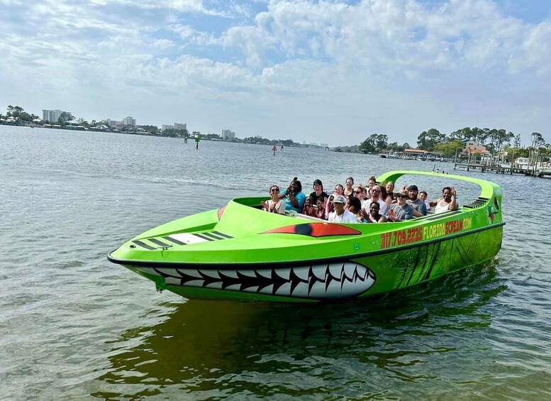 Picture 1 for Activity Panama City: Sunset Speedboat Tour with Dolphin Watching
