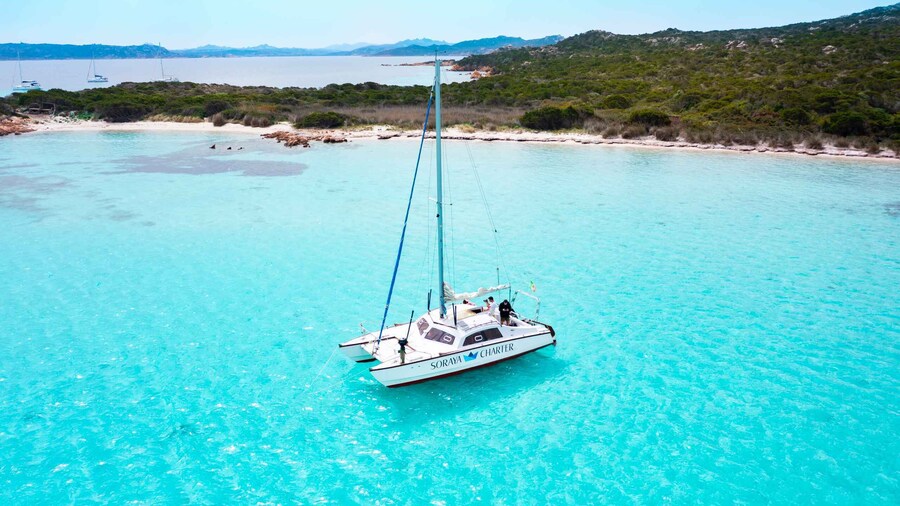 From Santa Teresa Gallura: La Maddalena Catamaran Tour