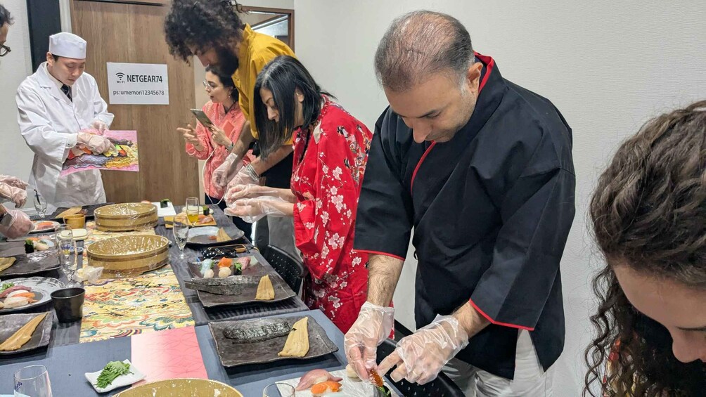 Picture 10 for Activity Nara: Cooking class, learning how to make authentic sushi