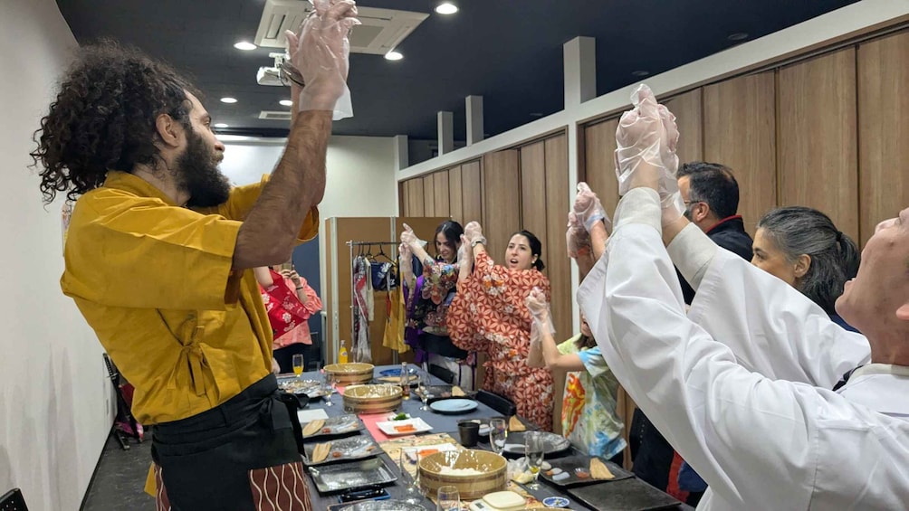 Picture 7 for Activity Nara: Cooking class, learning how to make authentic sushi