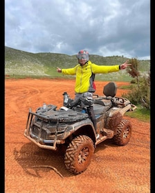 Quad quad bike Bike Galicica, from Ohrid.