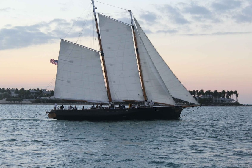 Picture 2 for Activity Key West: Schooner Full Moon Night Sail with Snacks & Drinks