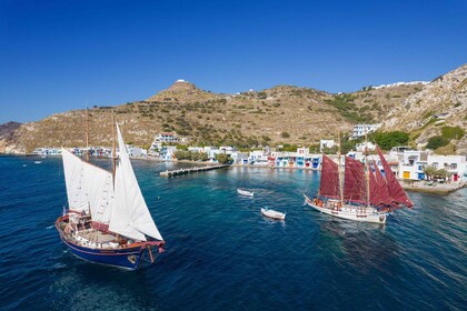 Milos: Full Day Cruise Via Traditional Boat