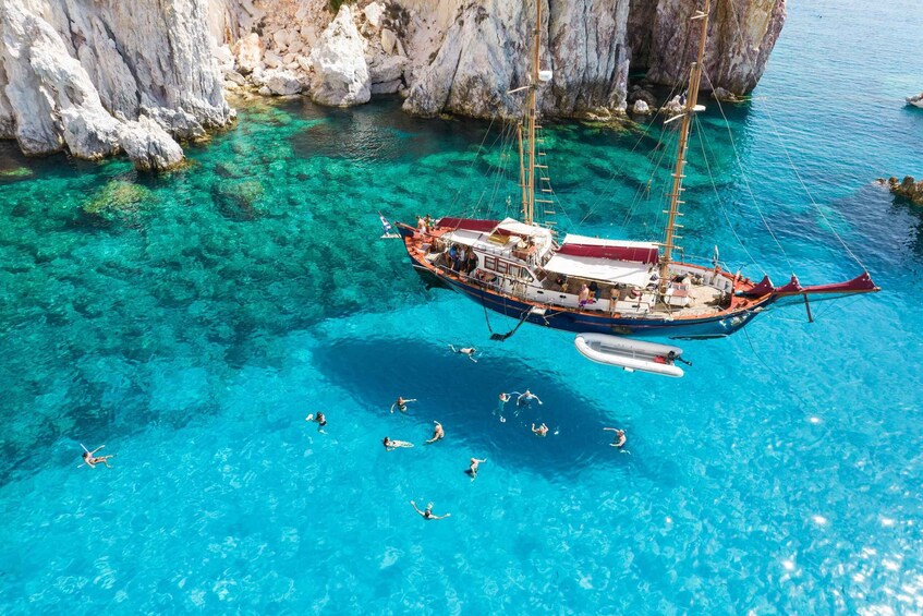 Picture 2 for Activity Milos: Full Day Cruise Via Traditional Boat