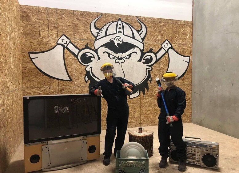 Picture 4 for Activity Kelowna: E-Bike Ride and Axe Throwing Adventure
