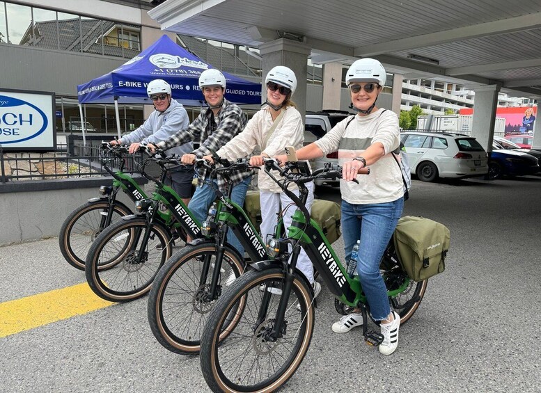 Kelowna: E-Bike Ride and Axe Throwing Adventure