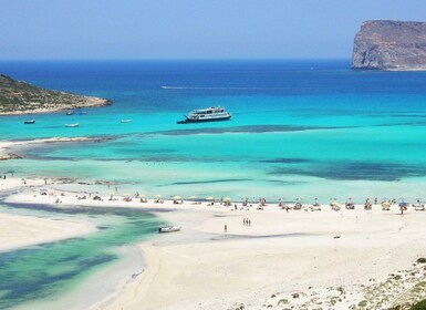 Rethymno: Gramvousa & Balos Lagoon Day Trip with Boat Ticket