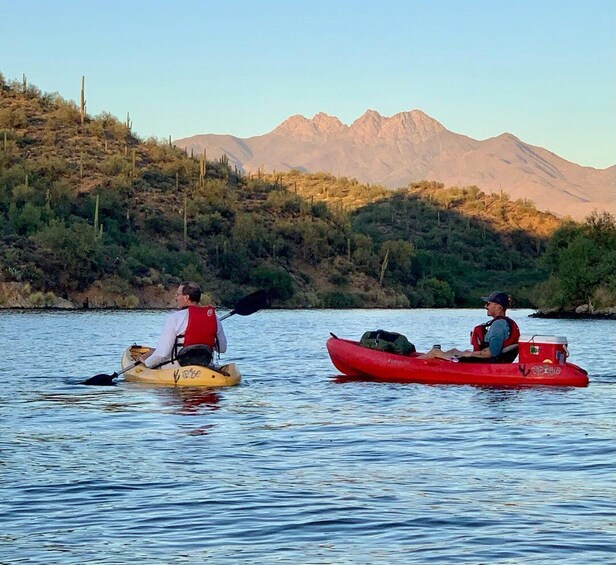 Picture 3 for Activity Phoenix/Mesa: Guided Kayaking Trip on Saguaro Lake