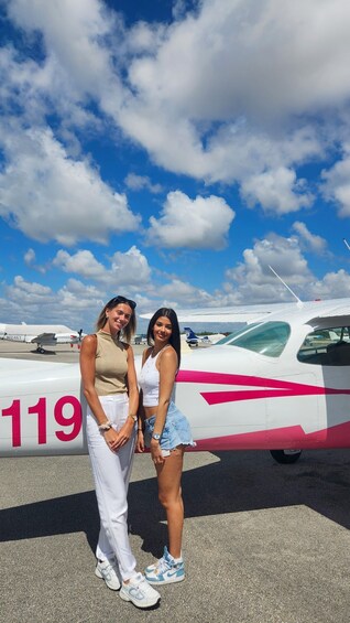 Picture 44 for Activity Miami Beach: Private Romantic Sunset Flight with Champagne