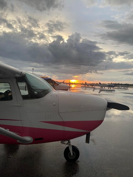 Picture 62 for Activity Miami Beach: Private Romantic Sunset Flight with Champagne
