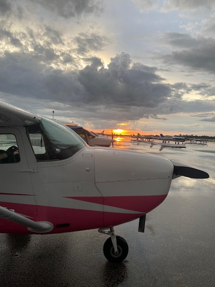 Picture 62 for Activity Miami Beach: Private Romantic Sunset Flight with Champagne