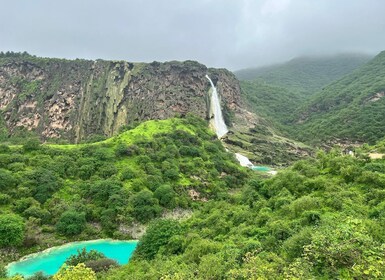 East Salalah: Wadi Darbat Waterfall, Camels, Castle & Samhan