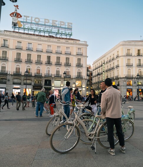 Picture 4 for Activity Madrid: Guided Night Bike Tour_the bohemian XIX- XX century