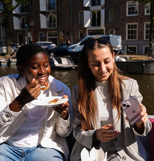 Picture 2 for Activity Amsterdam: Canal Cruise with Dutch Pancakes and Drinks