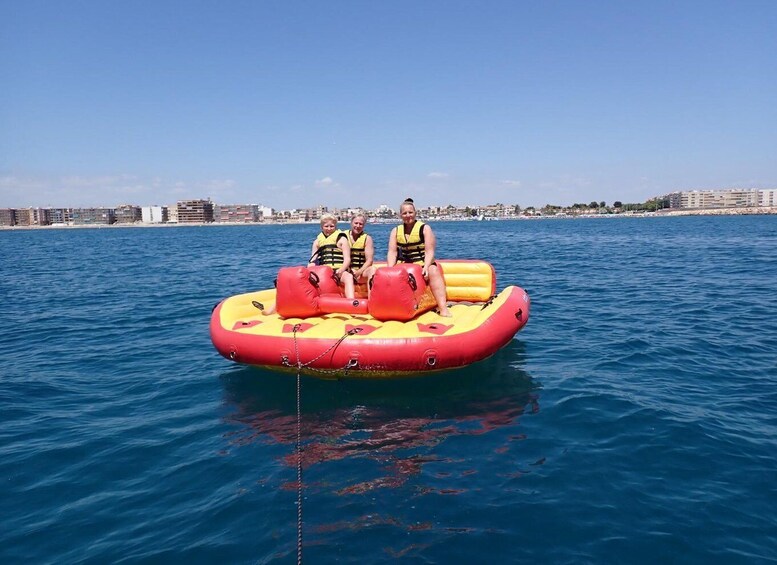 Picture 9 for Activity Torrevieja: Speedboat-Powered Inflatable Crazy Sofa Ride