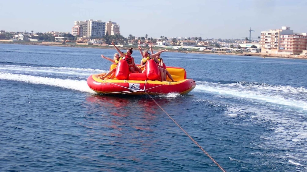 Picture 11 for Activity Torrevieja: Speedboat-Powered Inflatable Crazy Sofa Ride