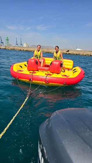 Picture 5 for Activity Torrevieja: Speedboat-Powered Inflatable Crazy Sofa Ride