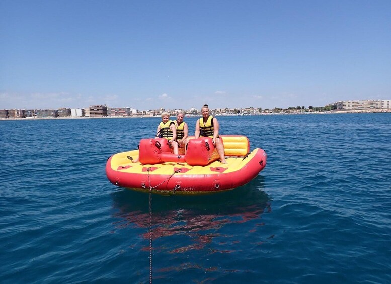 Picture 9 for Activity Torrevieja: Speedboat-Powered Inflatable Crazy Sofa Ride