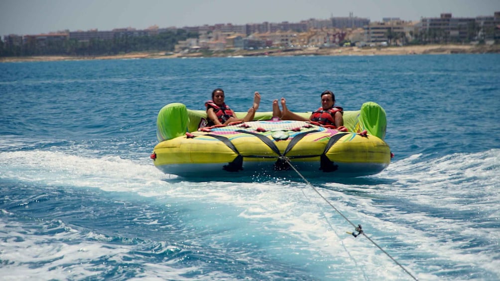Picture 1 for Activity Torrevieja: Speedboat-Powered Inflatable Crazy Sofa Ride