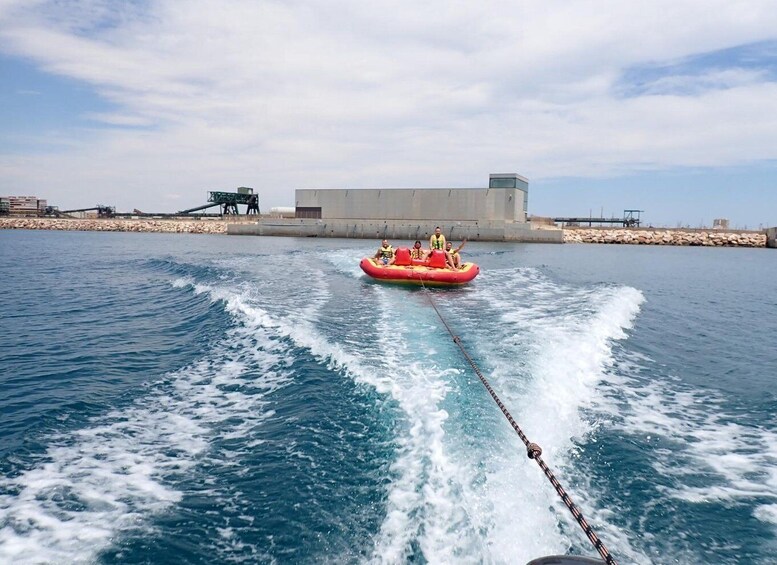 Picture 6 for Activity Torrevieja: Speedboat-Powered Inflatable Crazy Sofa Ride