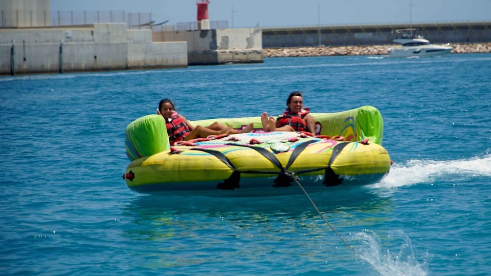 Picture 2 for Activity Torrevieja: Speedboat-Powered Inflatable Crazy Sofa Ride