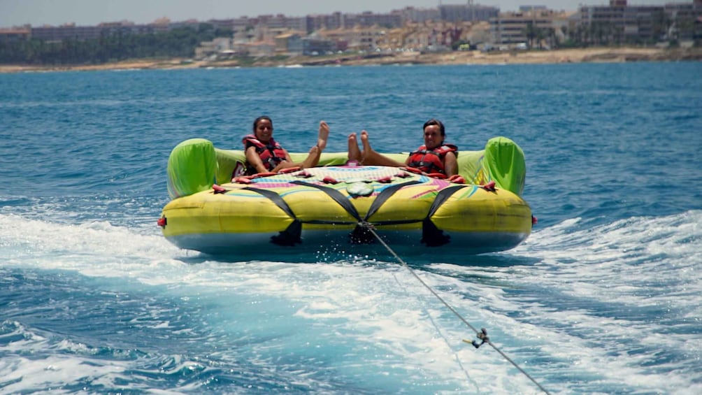 Picture 1 for Activity Torrevieja: Speedboat-Powered Inflatable Crazy Sofa Ride