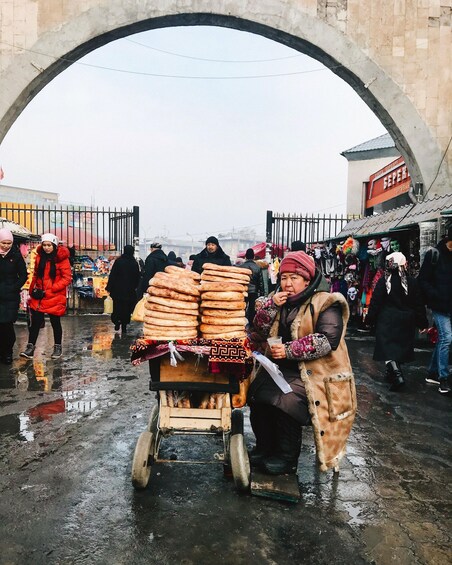 Picture 2 for Activity Taste Kyrgyz Nomadic Food & Explore Osh Bazaar for Souvenirs