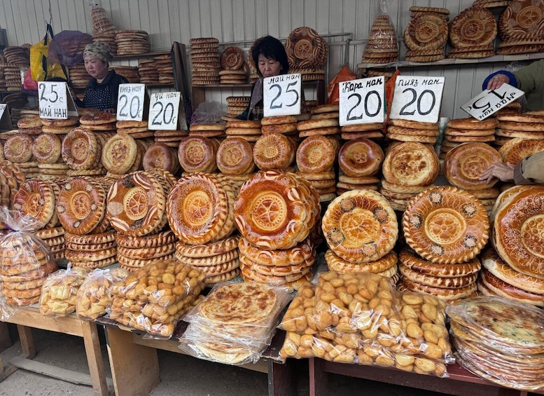 Taste Kyrgyz Nomadic Food & Explore Osh Bazaar for Souvenirs