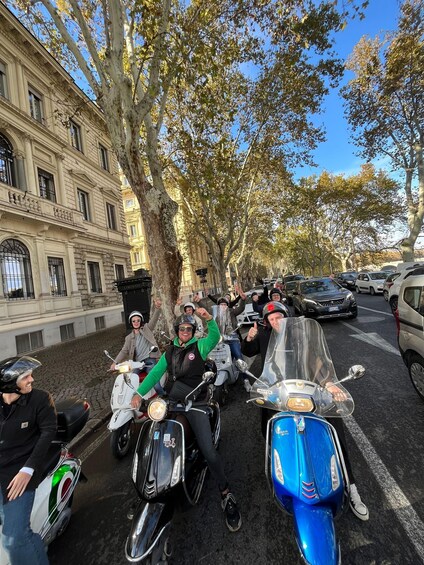 Picture 1 for Activity Rome: Vespa Self-Drive Tour with Gelato