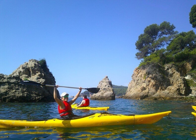 Picture 3 for Activity Lloret de Mar: Kayak and Snorkel Excursion in Costa Brava