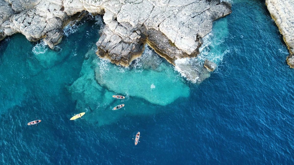 Picture 7 for Activity Pula: Blue Cave After Sunset/Night Tour in Transparent Kayak