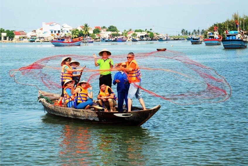 Picture 1 for Activity Hoi An: Basket Boat with Lantern-Making & Cooking Class Tour