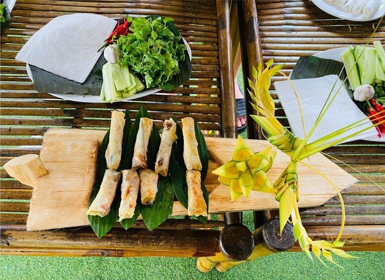 Picture 6 for Activity Hoi An: Basket Boat with Lantern-Making & Cooking Class Tour