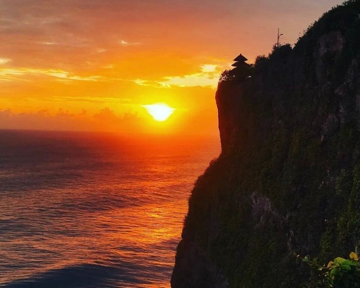 Picture 1 for Activity Bali: Uluwatu Temple and Karang Boma Cliff Tour with Tickets