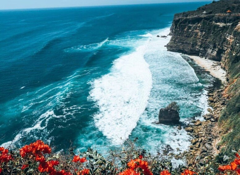 Picture 2 for Activity Bali: Uluwatu Temple and Karang Boma Cliff Tour with Tickets