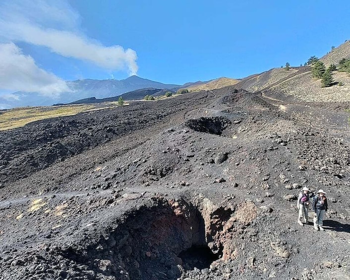 Trekking to Bottoniera Craters