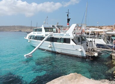 From Sliema: Gozo, Comino and The Blue Lagoon Day Cruise