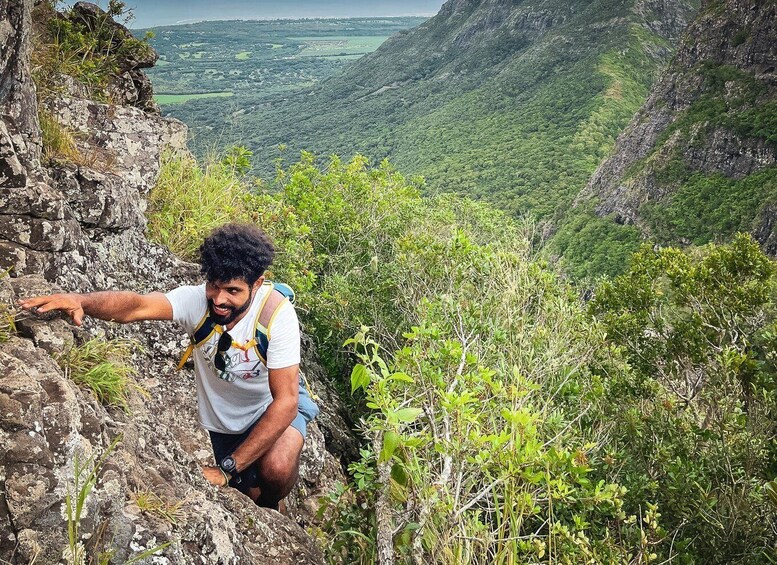 Picture 11 for Activity Mauritius: Hike and Climb Trois Mamelles Mountain