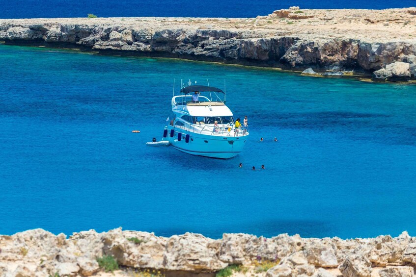 Picture 10 for Activity Ayia Napa: Explore Blue Lagoon on board of luxury Princess