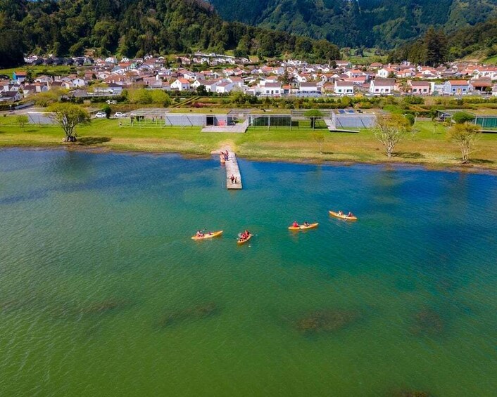 Picture 10 for Activity From Ponta Delgada: Sete Cidades Jeep, Bike, & Kayak Ride