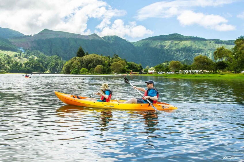 Picture 3 for Activity From Ponta Delgada: Sete Cidades Jeep, Bike, & Kayak Ride