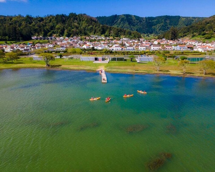 Picture 10 for Activity From Ponta Delgada: Sete Cidades Jeep, Bike, & Kayak Ride